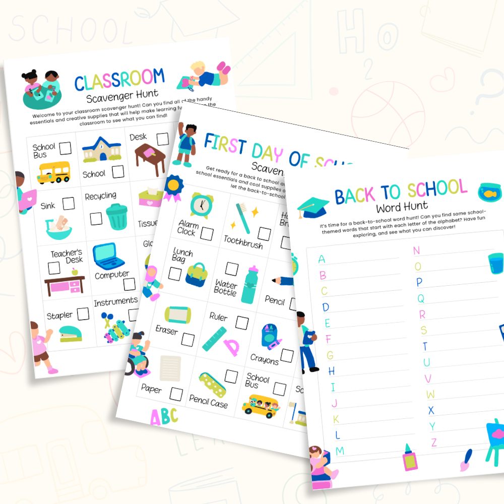 The Ultimate Back to School Scavenger Hunt